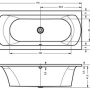 Фото акриловая ванна riho lima bb 42 160x70