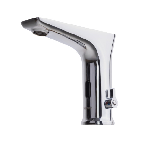 Фото смеситель для раковины belbagno kraft-elv-crm электронный, хром
