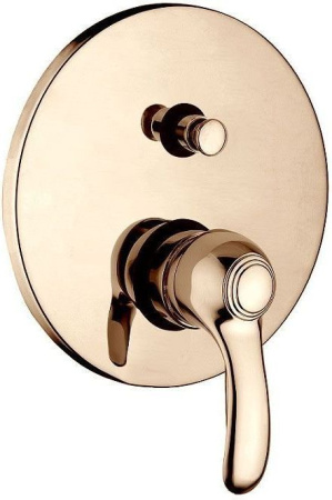 Фото встраиваемый смеситель для душа paffoni flavia fa015br, бронза