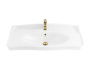 Фото раковина подвесная creavit antik an100 100*50 см, белая