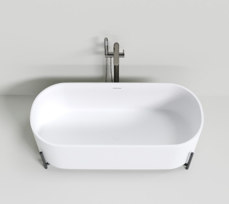 Фото ванна из искусственного камня ntbagno amiata nt303 160*70 см, белая