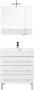 Фото комплект мебели aquanet верона new 75 белый (напольный 3 ящика)