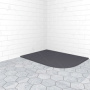 Фото душевой поддон rgw stone tray st/al-0128g графит 80х120