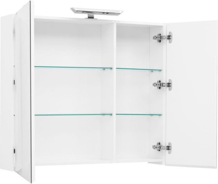 Фото зеркало-шкаф aquanet йорк 100 белый