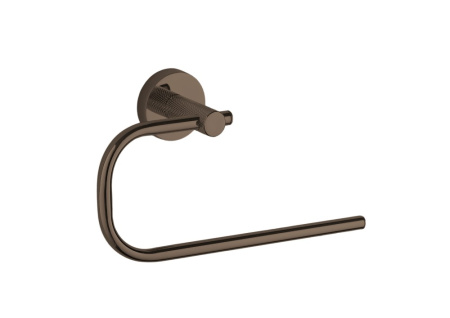 Фото кольцо для полотенца boheme uno 10975-sgm, черный хром