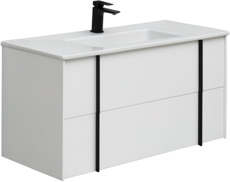 Фото тумба под раковину allen brau reality 100 1.32007.wm белый матовый