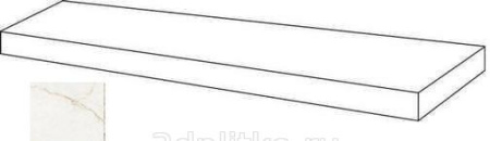 Atlas Forte Dei Marmi Quark, Угловая ступень, 33x160 см Atlas Forte Dei Marmi Quark, Угловая ступень, 33x160 см