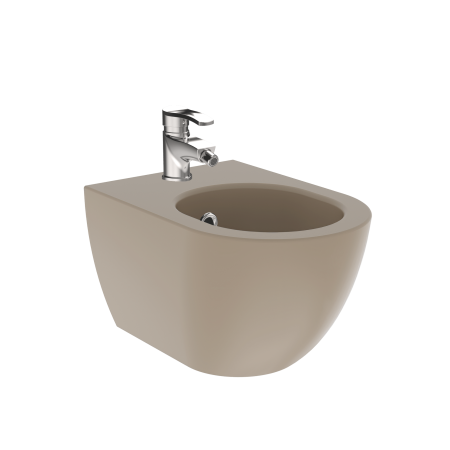 Фото биде подвесное creavit free cappucino