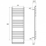 Фото полотенцесушитель электрический point омега pn90150se п15 500x1000 левый/правый, хром