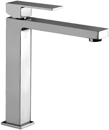 Фото смеситель для раковины paffoni elle el081cr высокий, хром