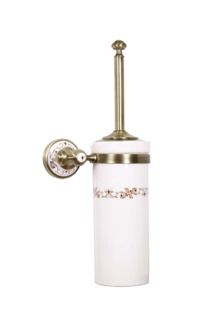 Фото ершик настенный boheme provanse 10810, бронза/керамика