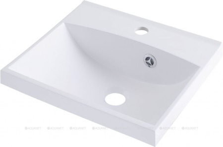 Фото раковина для тумбы aquanet нота 40 new, белая