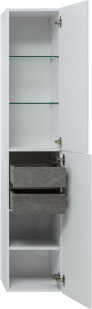 Фото пенал подвесной aquanet nova 35 белый