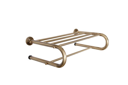 Фото полка для полотенец boheme medici 10627, бронза