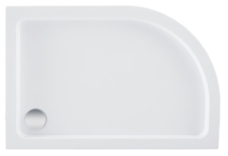 Фото поддон акриловый aquanet gl180 120*80 см r, белый