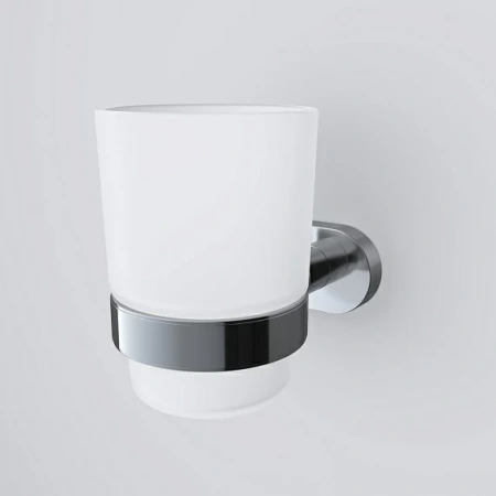 Фото стакан настенный am.pm sense l a7434300, хром