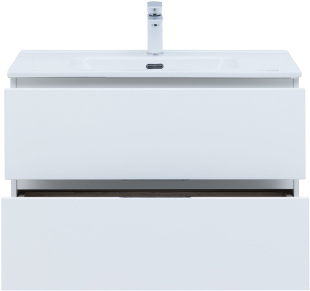 Фото комплект мебели aquanet алвита new 80 2 ящика, белый матовый