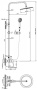 Фото душевая колонна belbagno ancona ancona-vscm-crm, хром
