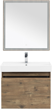 Фото комплект мебели aquanet nova lite 75 дуб рустикальный (1 ящик)