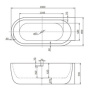 Фото акриловая ванна belbagno bb11-1800l 180х80