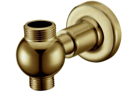 Фото штуцер для душевой стойки boheme medici 613, бронза