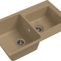 Фото мойка кухонная ewigstein elegant 78х48 бежевый