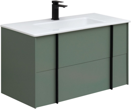 Фото тумба под раковину allen brau reality 90 1.32006.cgm олива матовый