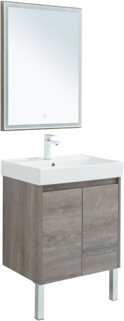 Фото комплект мебели aquanet nova lite 60 дуб рошелье (2 дверцы)