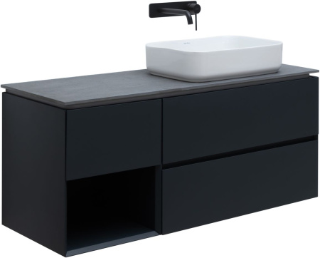Фото тумба под раковину allen brau infinity 120 1.21007.am r антрацит матовый