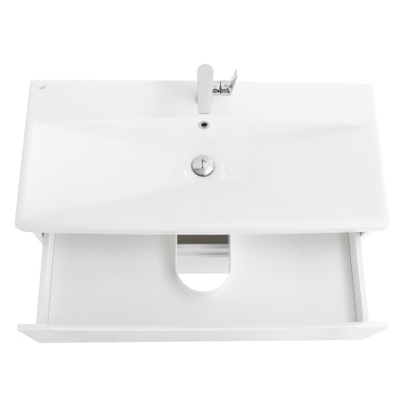 Фото тумба подвесная belbagno marino-cer 100 bianco lucido 