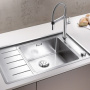 Фото кухонные мойки blanco andano 523001 xl 6s-if compact левый
