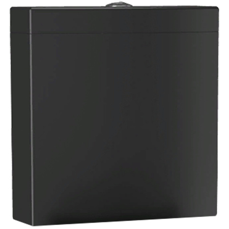 Фото бачок для унитаза creavit lara lr410-00sm00e-0000, черный матовый