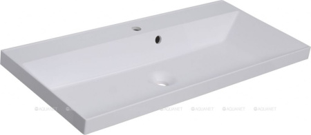Фото раковина для тумбы aquanet орлеан 100 см, белая Фото раковина для тумбы aquanet орлеан 100 см, белая
