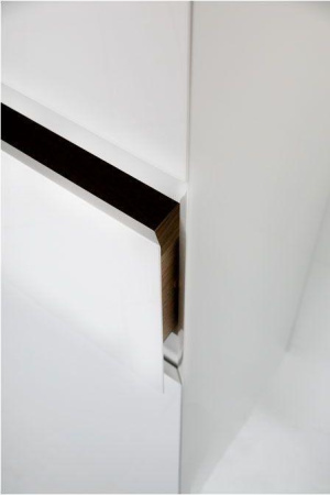 Фото пенал подвесной aquanet йорк 35 l белый глянец