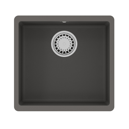Фото мойка кухонная lemark sinara 440-u серый шёлк