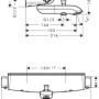 Фото смеситель с термостатом hansgrohe ecostat select 13141400 для ванны