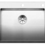 Фото мойка кухонная blanco claron 550 if/а 521639 нерж. сталь зерк.пол.
