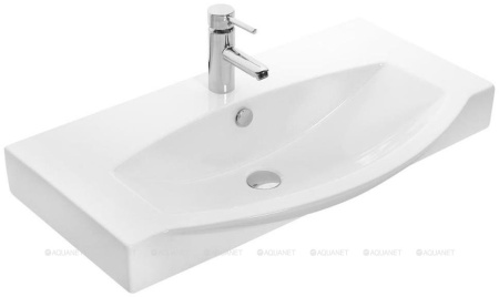 Фото раковина для тумбы sanovit plazma 85 5085-kl, белая