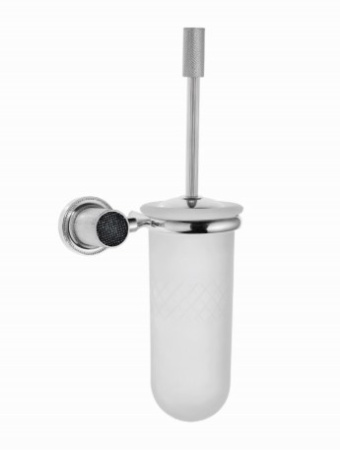 Фото ерш настенный boheme royale cristal black 10933-cr-b, хром