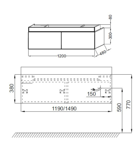 Фото тумба для раковины jacob delafon terrace eb1188-g1c 120 см, белый блестящий Фото тумба для раковины jacob delafon terrace eb1188-g1c 120 см, белый блестящий