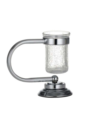 Фото стакан настольный boheme murano chrome 10911-cr, хром