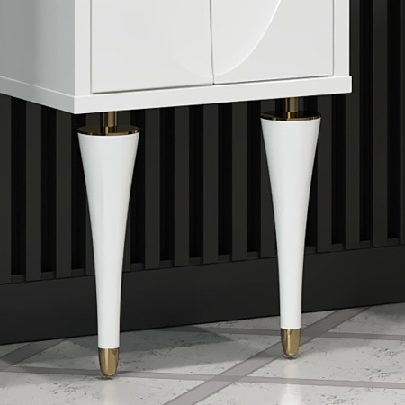 Фото ножки opadiris ибица комплект 2 шт, белые/золото