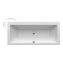 Фото акриловая ванна ravak formy c691300000 170х75