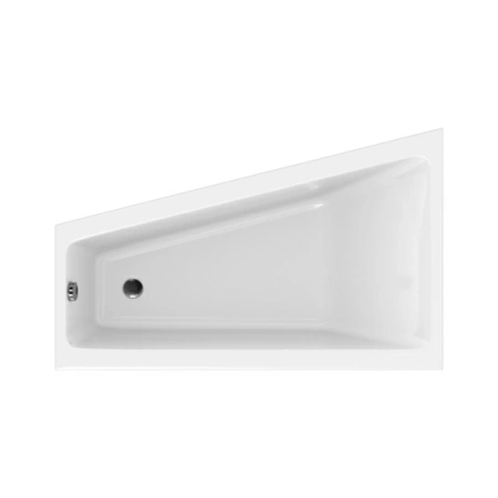 Фото акриловая ванна cersanit crea левая 160*100 см, белая