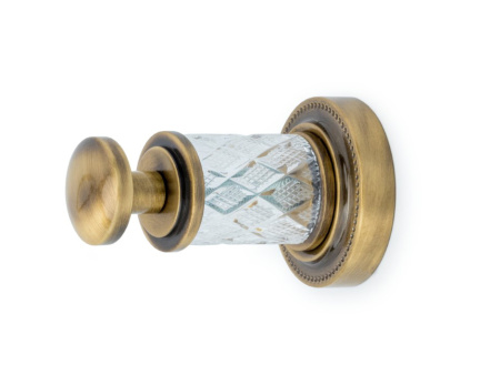 Фото крючок boheme murano crystal 10906-crst-br, бронза