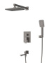 Фото душевая система cezares slider-vdset-gm, оружейная сталь