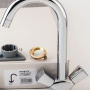 Фото смеситель hansgrohe logis 71280000 для кухни хром