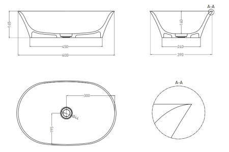 Фото раковина salini s-stone mona 110821mrf, матовая покраска по ral полностью Фото раковина salini s-stone mona 110821mrf, матовая покраска по ral полностью