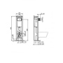 Фото инсталляция для унитаза ideal standard prosys eco frame m e233267 6/3 л