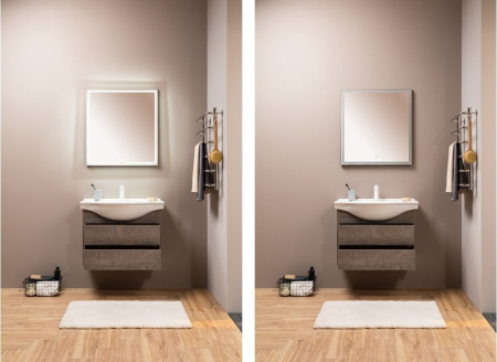 Фото комплект мебели aquanet сидней 60 дуб рошелье